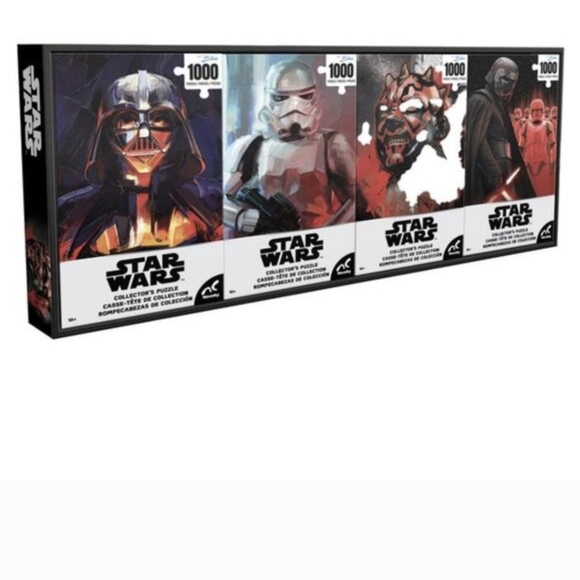 Star Wars Other - Star Wars 4-Pack 1000pc Collector's Puzzles - Iconic Villains